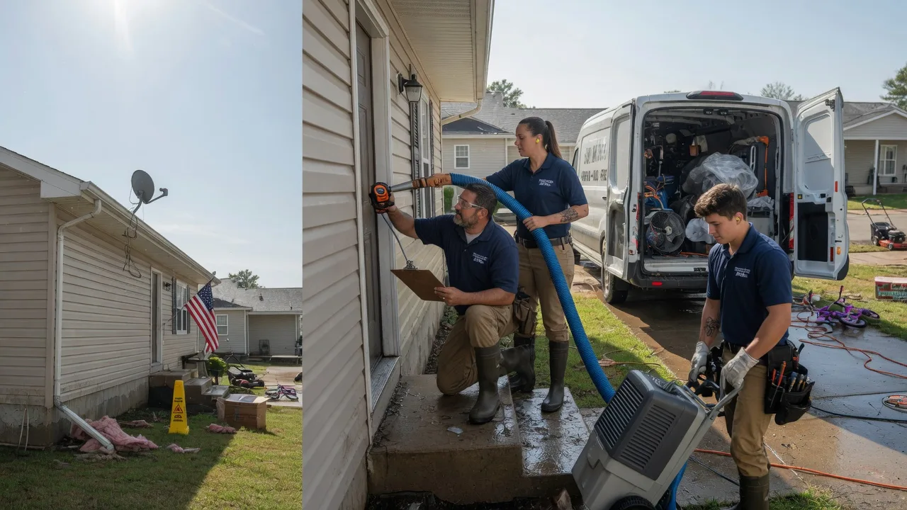 Ceiling Water Damage Restoration in Bay Minette, AL near me